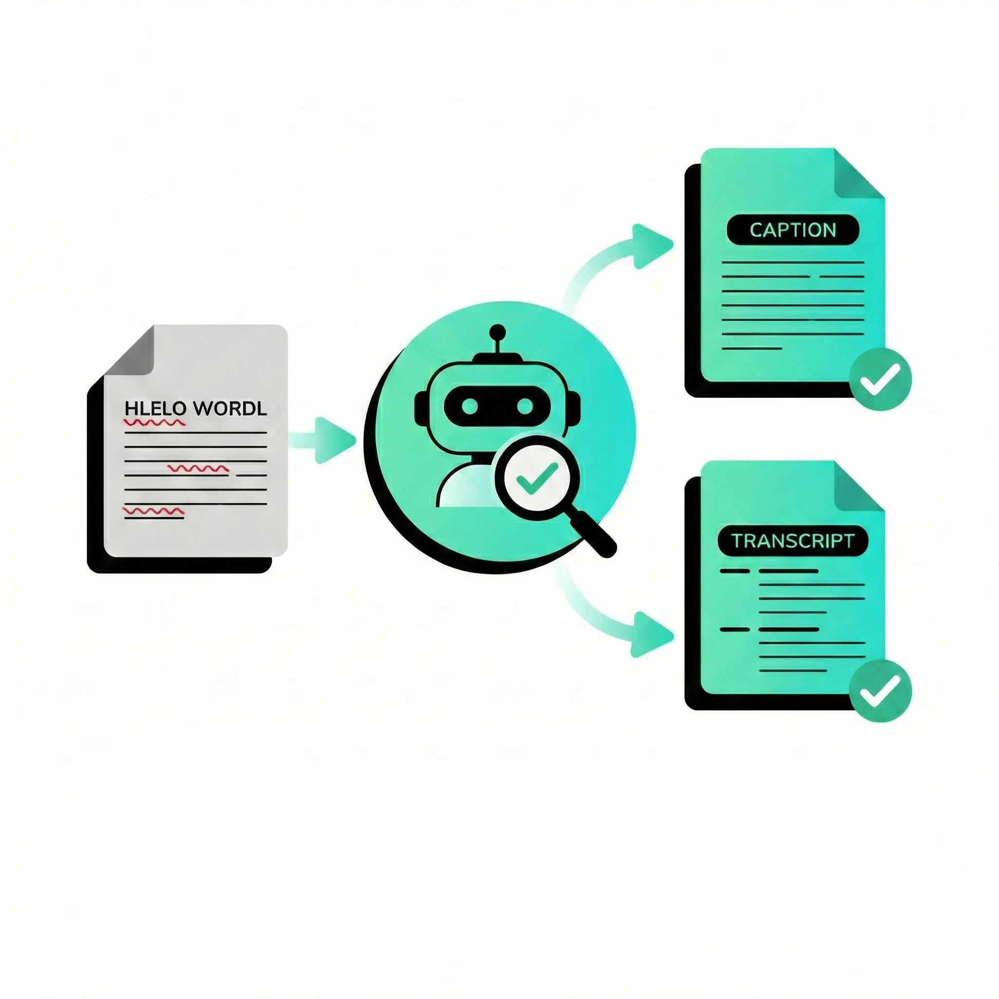 Transcript cleanup & readability